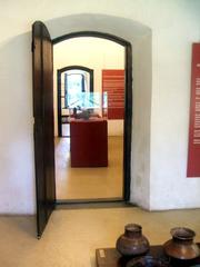 Interior of Casa do Bandeirante with traditional wooden furniture and historical decor in Sao Paulo Brazil