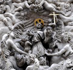 Stucco relief by Ottavio Mosto from around 1695