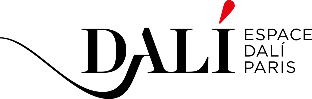Espace Dali logo with stylized red and black text
