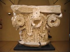 Corinthian capital from a Roman temple displayed in Museo Civico di Modena