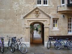 Front gate of St Edmund Hall, Oxford