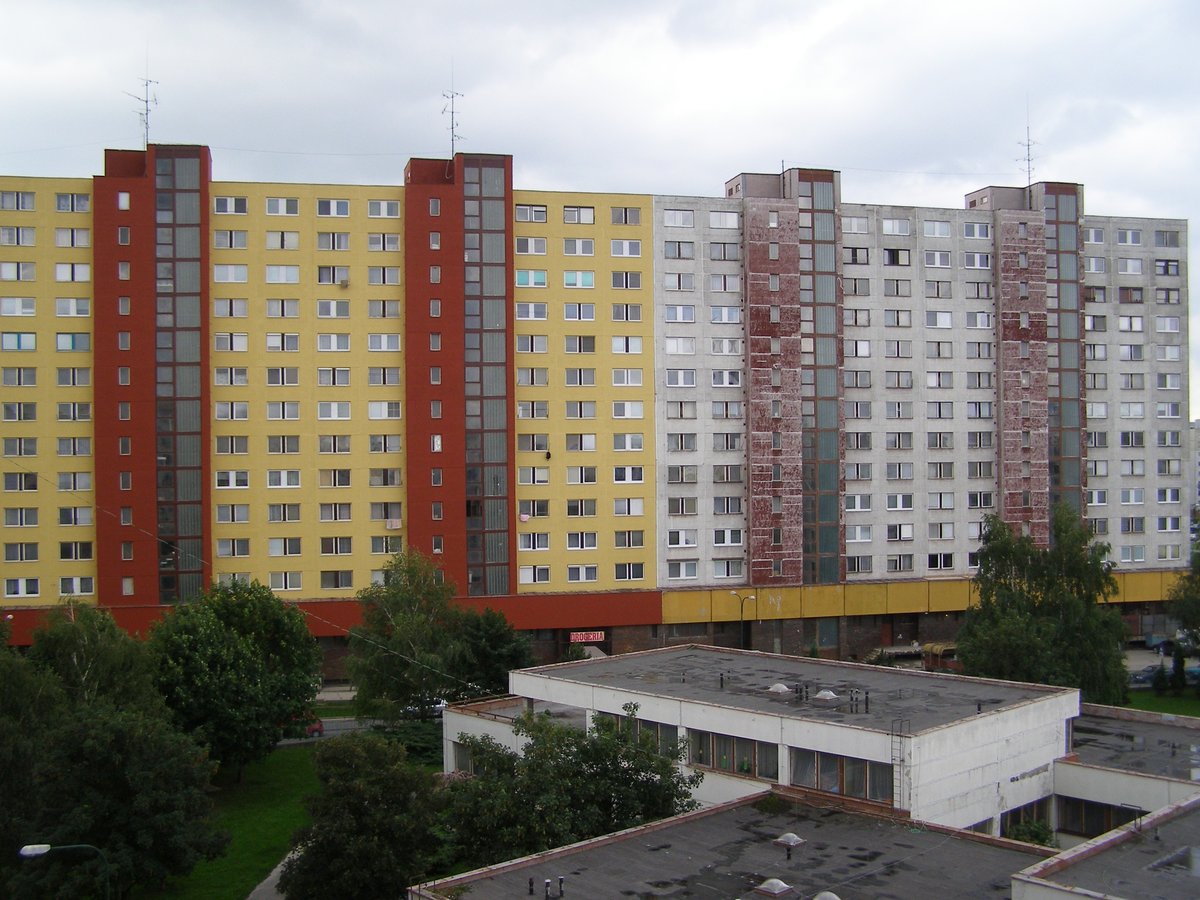 Fedinova 10-24 residential building in Petržalka, Bratislava