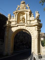 Segovia Arco de la Fuencisla historic stone archway