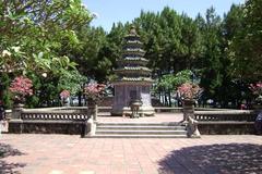 Thien Mu Pagoda, iconic seven-story tower in Hue, Vietnam