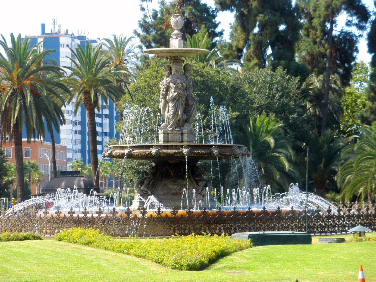 Fuente de las Tres Gracias in Málaga, Spain