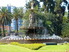 Fuente de las Tres Gracias in Málaga, Spain