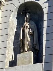 Statue of Anselm of Aosta at Aosta Cathedral