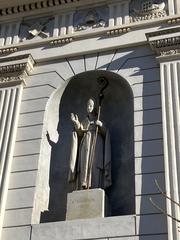 Statue of Saint Joconde inside Aosta Cathedral