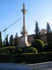 Monument to the Immaculate Conception in Jardines del Triunfo, Granada, Spain