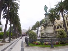 Monument to Daniel Carballo in Jardín de Méndez Núñez, A Coruña