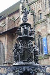 Tugendbrunnen fountain in Nuremberg Germany