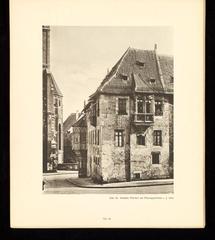 Historic secular architecture in old Nuremberg