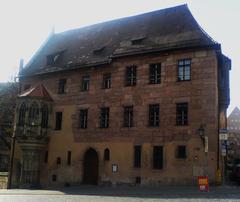Sebalder Pfarrhof historic building in Nuremberg Germany