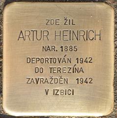 Stolperstein Dedicated To Artur Heinrich