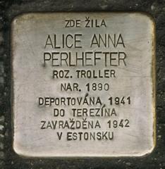 Stolperstein Dedicated To Alice Anna Perlhefter