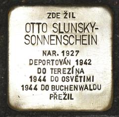 Stolperstein Dedicated To Otto Slunský-Sonnenschein