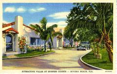 Attractive villas surrounded by lush tropical gardens at Spanish Court