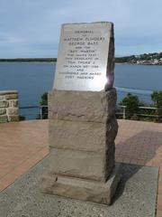 Memorial plaque at Bass and Flinders Point in Cronulla, New South Wales, Australia