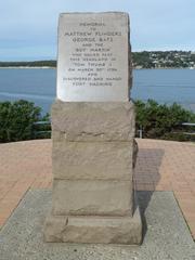 Memorial plaque at Bass and Flinders Point in Cronulla, New South Wales, Australia