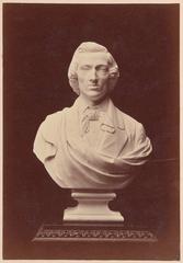 Bust of Fryderyk Chopin sculpted by Bolesław Syrewicz in marble