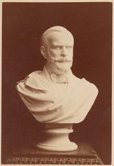Bust of a bearded man by Bolesław Syrewicz