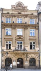 Front view of Jan Matejko's house at Floriańska 41 in Kraków