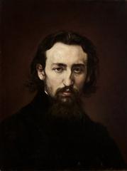 Portrait of Jan Matejko by Izydor Jabłoński, painted in 1875